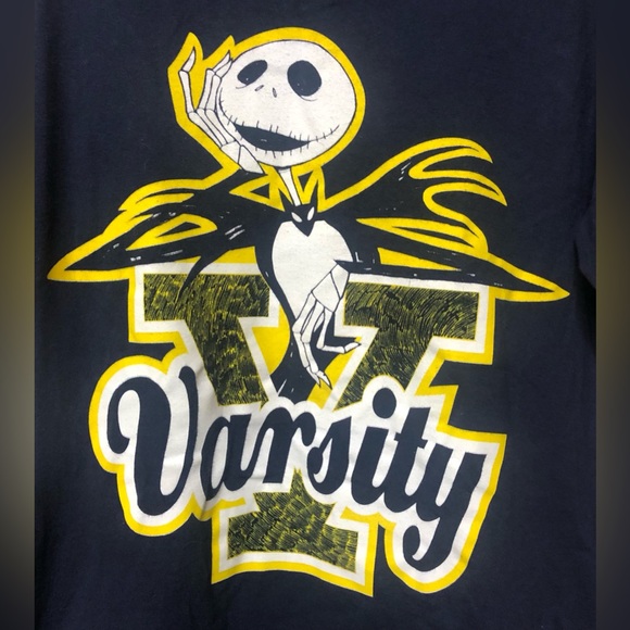 Jack Skellington The Nightmare Before Christmas Varsity T Shirt XL Disney Store - Picture 4 of 4
